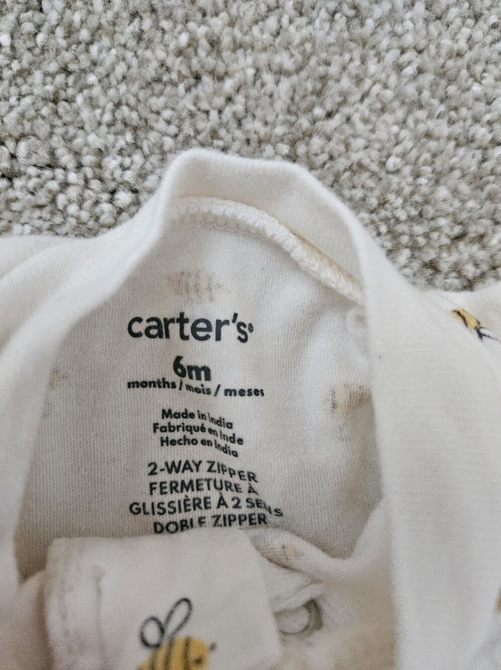 Carters (9) & Wonder Nation (1) BUNDLE OF 10 PAJAMAS 6-9M - Picture 9 of 13